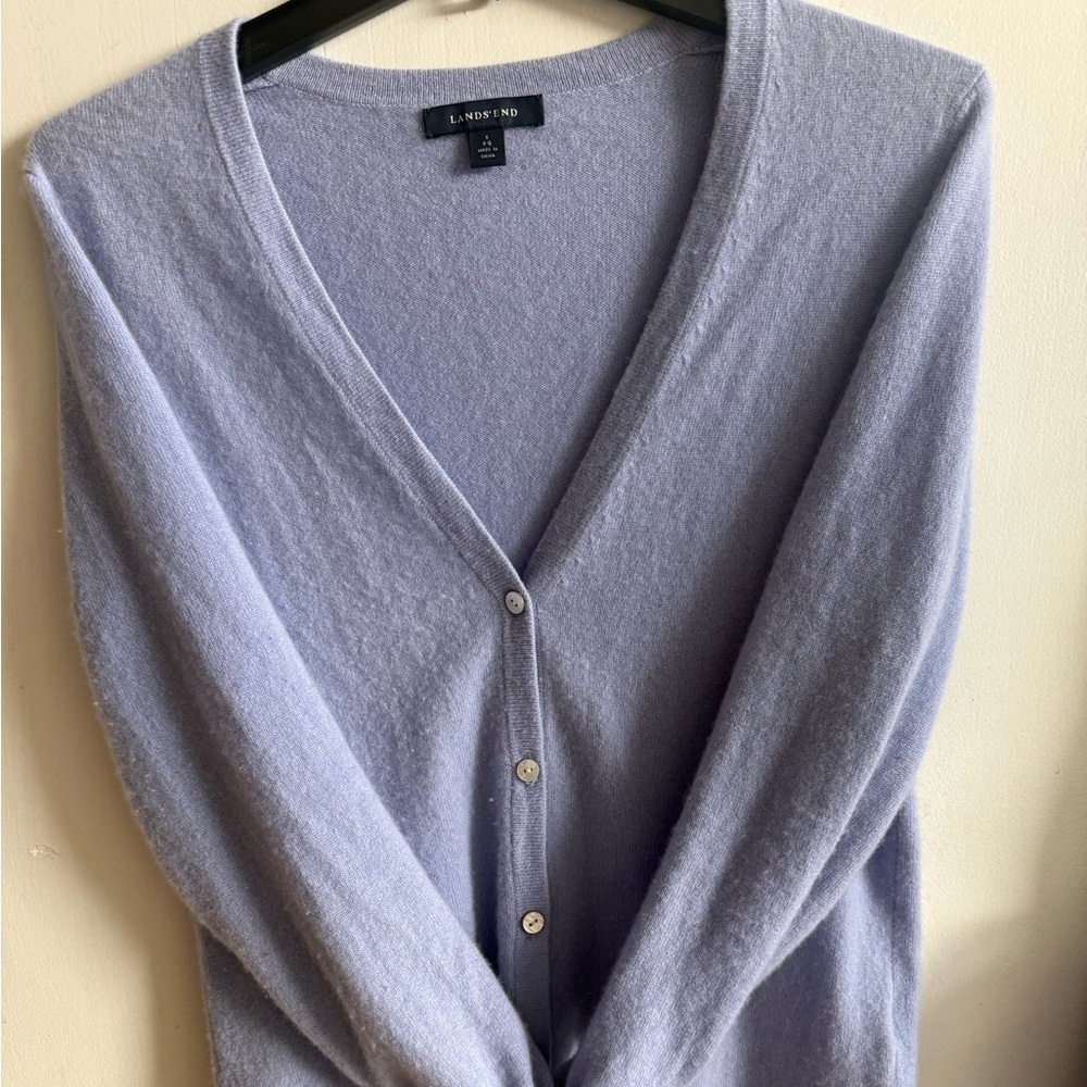 Lands' End Cashmere Cardigan
